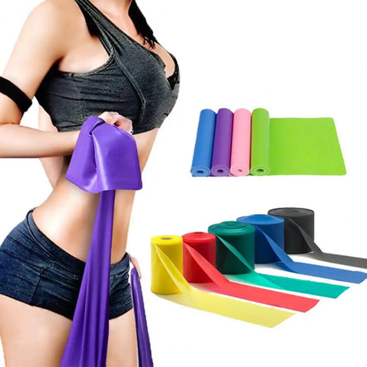 Safe Yoga Elastic Band Stretch Band TPE Fitness Elastic Strap