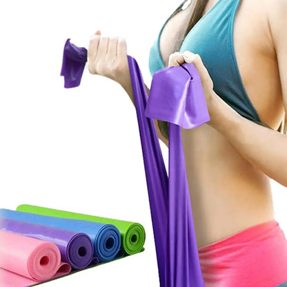 Safe Yoga Elastic Band Stretch Band TPE Fitness Elastic Strap